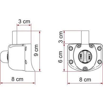Fiamma Safe Door Guardian For Fiat Ducato After Sept 2009 Security Lock Safety 05388-07- Fiamma - Dynamic Drive