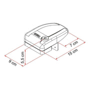 Fiamma Safe Door Security Lock Secure System Motorhome Caravan Grey Fiamma - Dynamic Drive