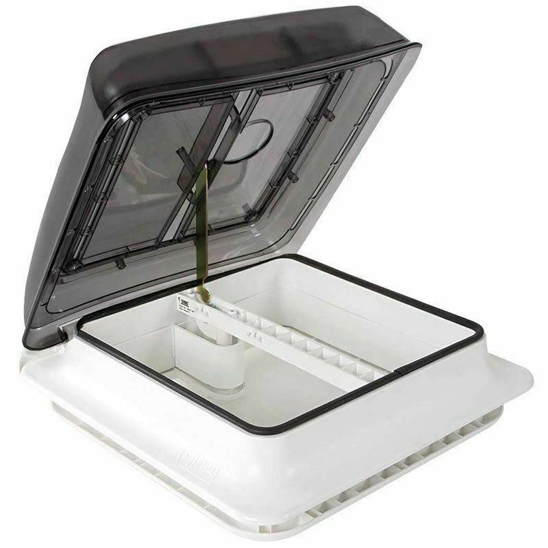 Fiamma Turbo Roof Vent Standard Crystal Motorised Fan 400 x 400 Motorhome Caravan 03624F02D Fiamma - Dynamic Drive
