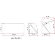 Fiamma Ultra Box 500 Rear Mount Storage Caravan Motorhome Carry Bike 04148-01 Fiamma - Dynamic Drive