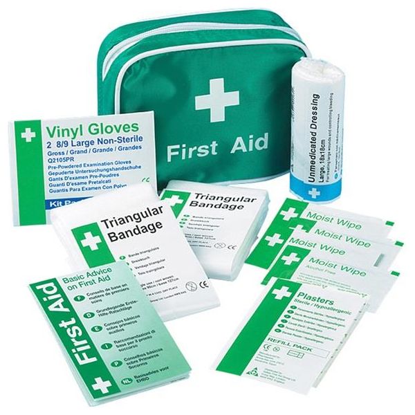 First Aid Kit & 600g Fire Extinguisher Fireblitz - Dynamic Drive