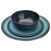 Flamefield Granite Aqua Dinner Set Premium Melamine 12 piece Camping Picnic Flamefield - Dynamic Drive