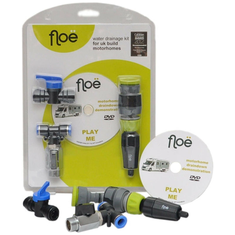 Floe Motorhome Caravan Draindown Kit - For Inboard Water Tanks Floe - Dynamic Drive