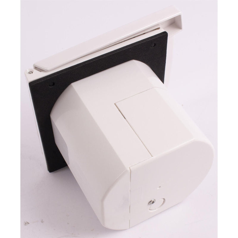 Flush Fitting White Mains Hook Up Inlet Socket Caravan Motorhome Camper New Flap Powerpart - Dynamic Drive