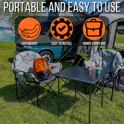 Olpro Foldable Alloy Camp Table Olpro - Dynamic Drive