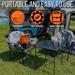 Olpro Foldable Alloy Camp Table Olpro - Dynamic Drive