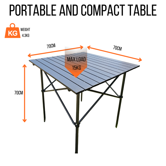 Olpro Foldable Alloy Camp Table Olpro - Dynamic Drive