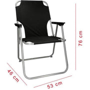 Folding Camping Chairs Picnic Fishing Deck Chair Beach Outdoor Seat Garden Patio ukcampingandleisure - Dynamic Drive