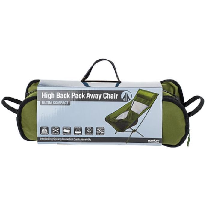 Summit Folding Green Camping Chair Summit - Dynamic Drive