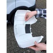 For Ford Transit Mark 8 Mirror Protectors White Pair - Twin Arm Model Only Milenco Milenco - Dynamic Drive