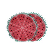 Garden Sofa Watermelon Print Scatter Cushion Pair Gardenwize - Dynamic Drive