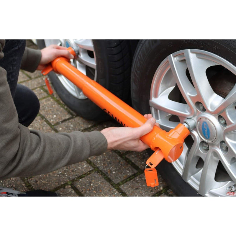 Gemini Caravan Twin Wheel Clamp Lock High Security Wheelclamp By Purpleline Purpleline - Dynamic Drive