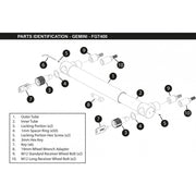 Gemini Caravan Twin Wheel Clamp Lock High Security Wheelclamp By Purpleline Purpleline - Dynamic Drive