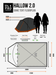 Olpro Hallow 2 Berth Poled Tent Olpro - Dynamic Drive