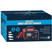 Heavy Duty Car Van Battery Charger 6V / 12V Metal Case 6-100Ah 10A Bike Boat Simply - Dynamic Drive