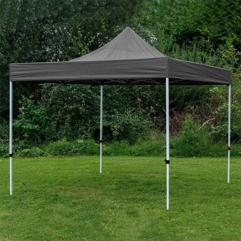 Heavy Duty Outdoor Pop Up Gazebo Event Shelter Metal Frame 3m x 3m Garden Leisurewize - Dynamic Drive