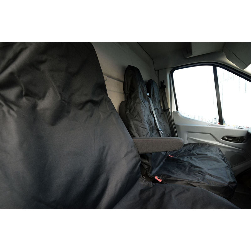Heavy Duty Van Seat Protector Set 1+2 Universal Side Airbag Compatible UKB4C - Dynamic Drive