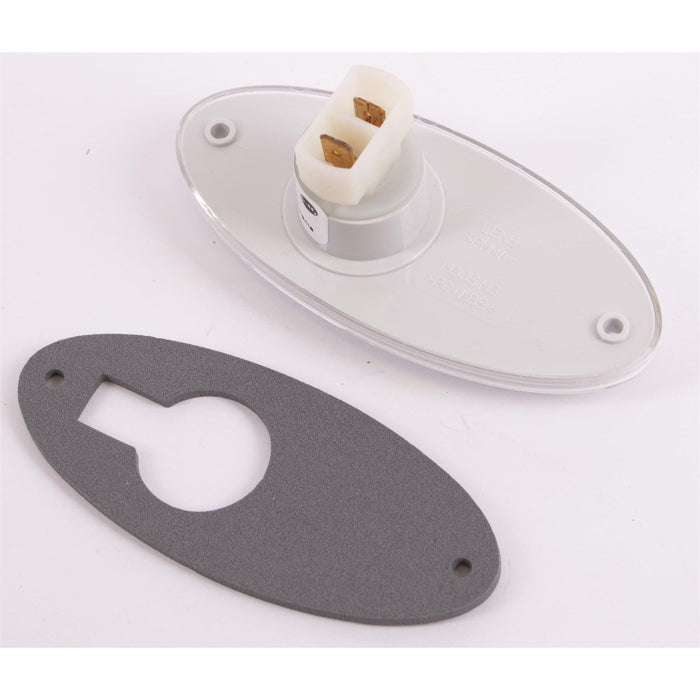 Hella Clear White Oval Front Marker Light Hella - Dynamic Drive
