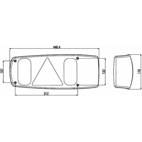 Hella Combination Rear Tail Light Lamp 2VP 007 502-037 Left Genuine Hella - Dynamic Drive