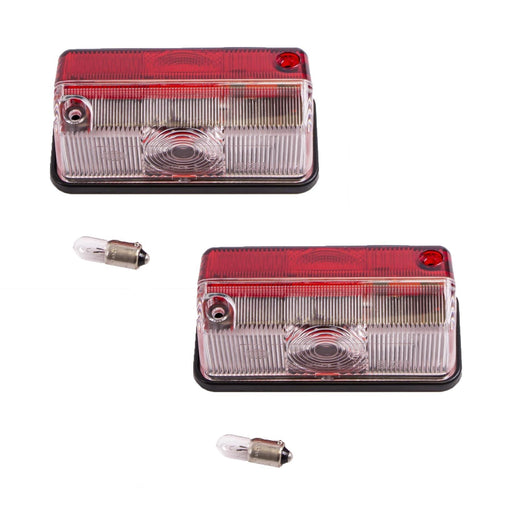 Hella Red Clear Side Outline Marker Light Lamp Hymer Elddis x2 Hella - Dynamic Drive