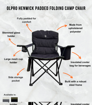Olpro Henwick Chair Orange trim Olpro - Dynamic Drive