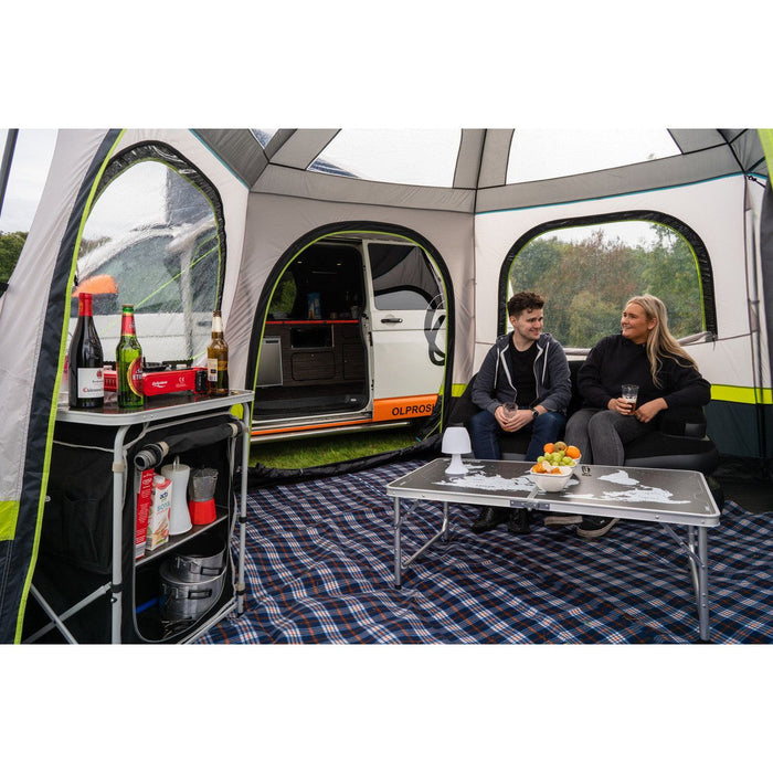 Olpro Hive Campervan Awning (Fibreglass Poles) - with Sleeping Pod Olpro - Dynamic Drive