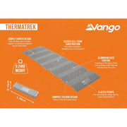 Vango ThermaTrek 1.7 Std Orange Air Beds Vango - Dynamic Drive