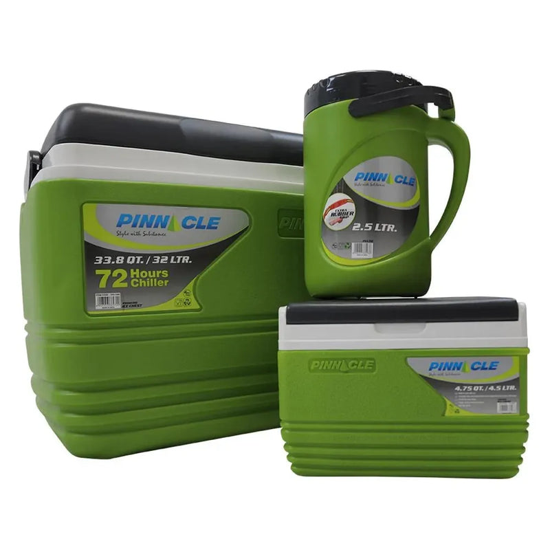 Vango Pinnacle 72Hr 5 Piece Set 32L Green Coolbox Vango - Dynamic Drive