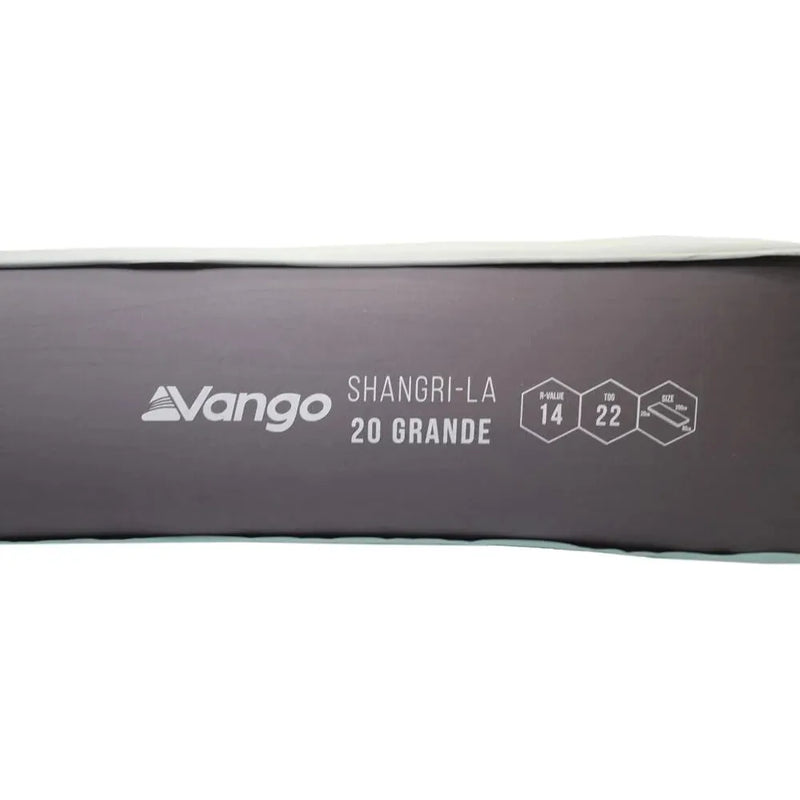 Vango Shangri-La II 20 Grande 20 Grande Cloud Grey / Shadow Grey Self Inflating Sleep Mat Vango - Dynamic Drive