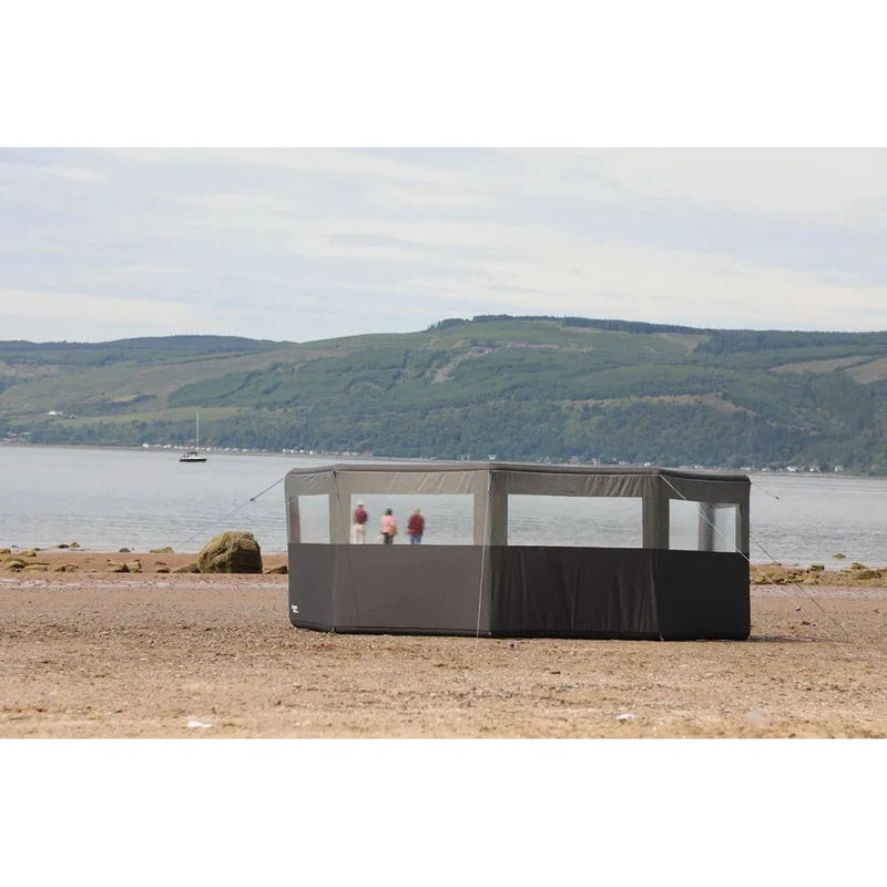 Vango AirBeam Windbreak - 5 Panel - Elements ProShield Shadow Grey Vango - Dynamic Drive