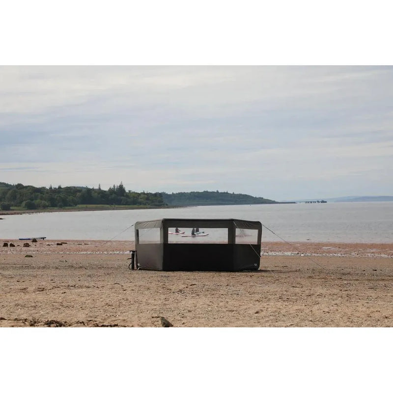 Vango AirBeam Windbreak - 3 Panel - Elements ProShield Shadow Grey Vango - Dynamic Drive
