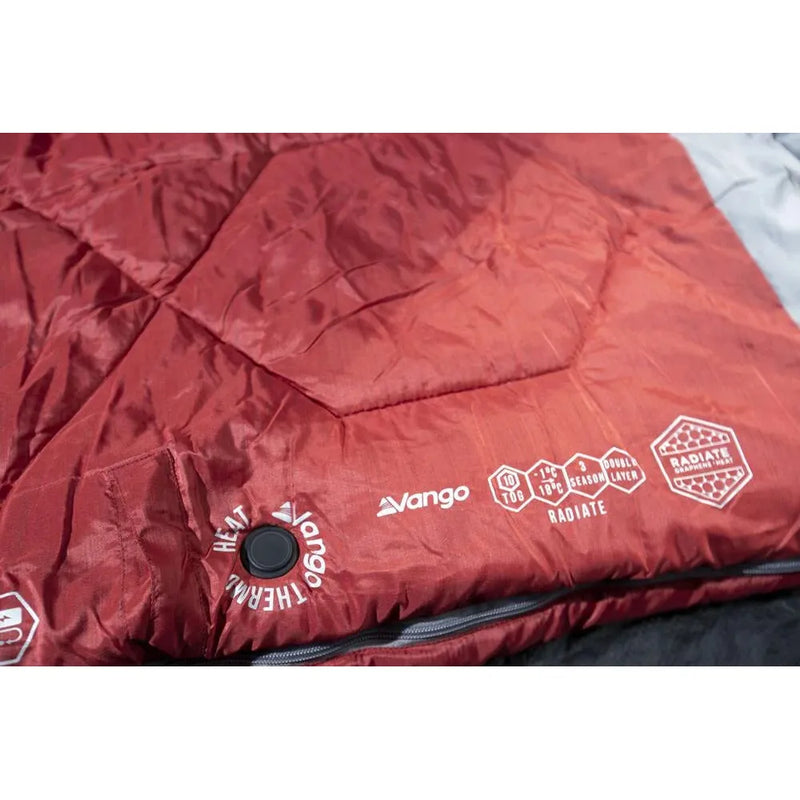 Vango Radiate Single Heather Red Sleeping Bag Vango - Dynamic Drive