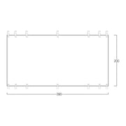 Vango Caravan Awning Front Canopy Grey Violet Vango - Dynamic Drive
