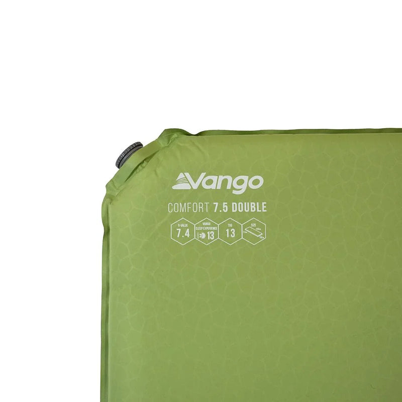 Vango Comfort 7.5 Double 7.5 Double Herbal Self Inflating Sleep Mat Vango - Dynamic Drive