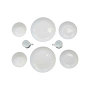 Vango Opal 8 Piece Dining Set 8 Pcs White Vango - Dynamic Drive