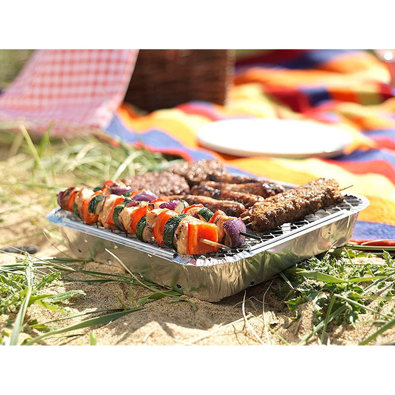 Instant Disposable Medium Bar-Be-Quick BBQ Garden Grill 29 x 24 x 4.6cm Bar-Be-Quick - Dynamic Drive