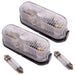 Jokon PL96 White Clear Front Marker Lamp Light with Bulb 2 Pack Jokon - Dynamic Drive
