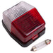 Jokon SPL115 Red White Clear Square Side Marker Lamp Light Caravan Motorhome with Bulb Joken - Dynamic Drive