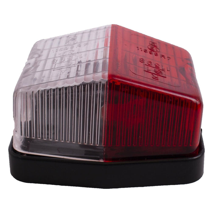 Jokon SPL115 Red White Clear Square Side Marker Lamp Light Caravan Motorhome with Bulb Joken - Dynamic Drive
