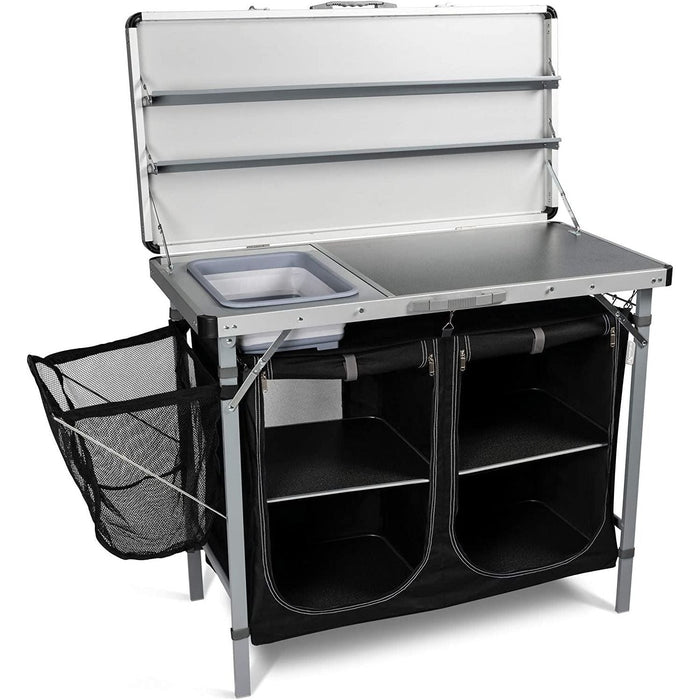 Kampa Dometic Chieftain Portable Camping Kitchen Stand & Sink Kampa - Dynamic Drive