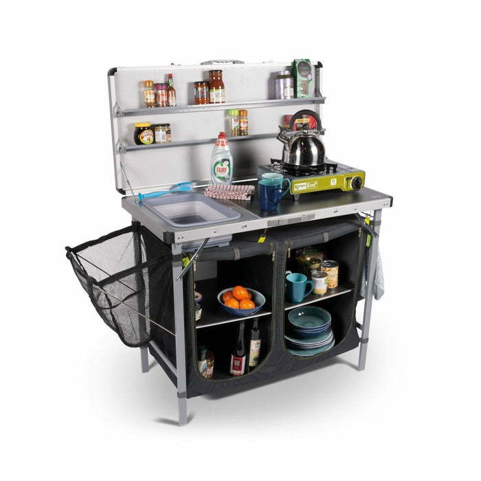 Kampa Dometic Chieftain Portable Camping Kitchen Stand & Sink Kampa - Dynamic Drive