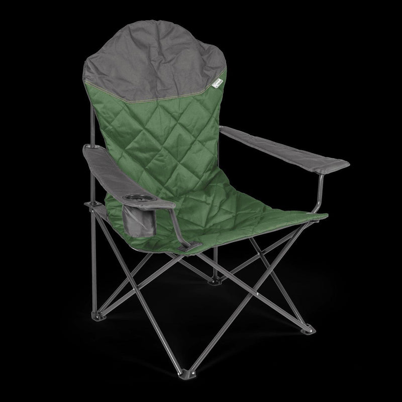 Kampa XL High Back Chair Folding Camping Caravan Festival All Colours Kampa - Dynamic Drive
