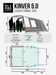 Olpro Kinver 5 Person Poled Tent ( Ripstop ) Olpro - Dynamic Drive