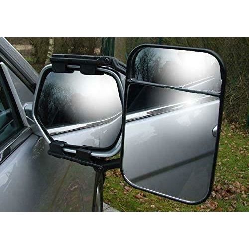 Maypole Large Convex Dual Glass Caravan Extension Towing Mirror Universal Fit Maypole - Dynamic Drive