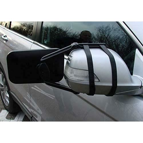 Maypole Large Convex Dual Glass Caravan Extension Towing Mirror Universal Fit Maypole - Dynamic Drive