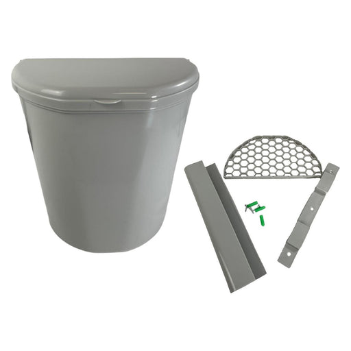 Large Mountable Xl Flip Waste Bin 10L Crusader - Dynamic Drive