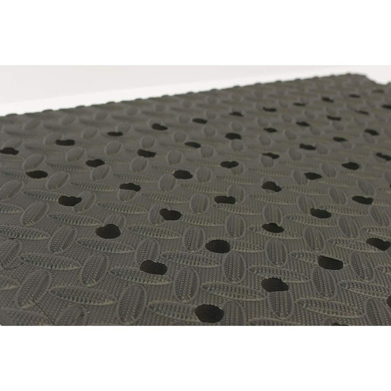 Leisure Black Padded Eva Foam Floor Mat Tiles for Awnings Tents Gyms & Marquees Leisurewize - Dynamic Drive