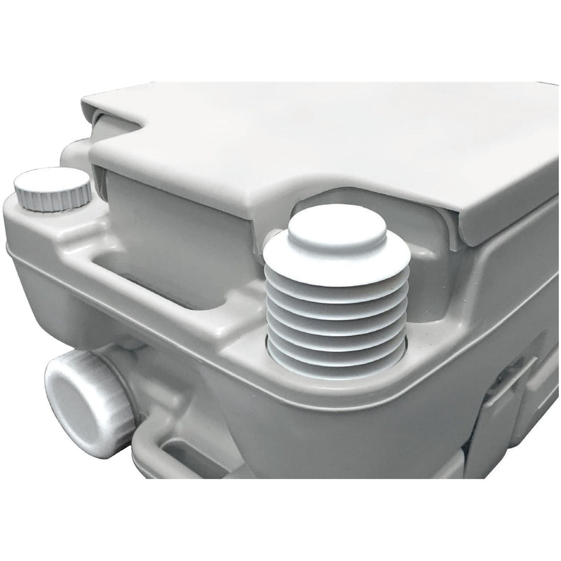Leisurewize 10L Camping Lightweight Flushing Toilet - GREY Leisurewize - Dynamic Drive