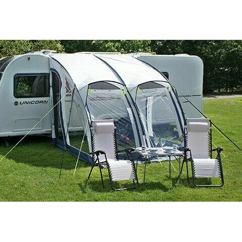 Leisurewize Ontario 20-260 Lightweight Caravan Poled Porch Awning Charcoal 2022 Leisurewize - Dynamic Drive
