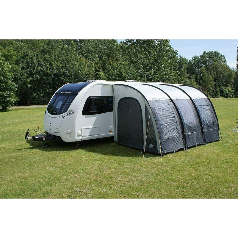Leisurewize Ontario Ultimate Caravan Poled Porch Awning 390cm Charcoal 2022 Leisurewize - Dynamic Drive